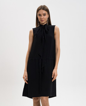 Ann Demeulemeester Черное платье Rie миди в горох B0013745FA713
