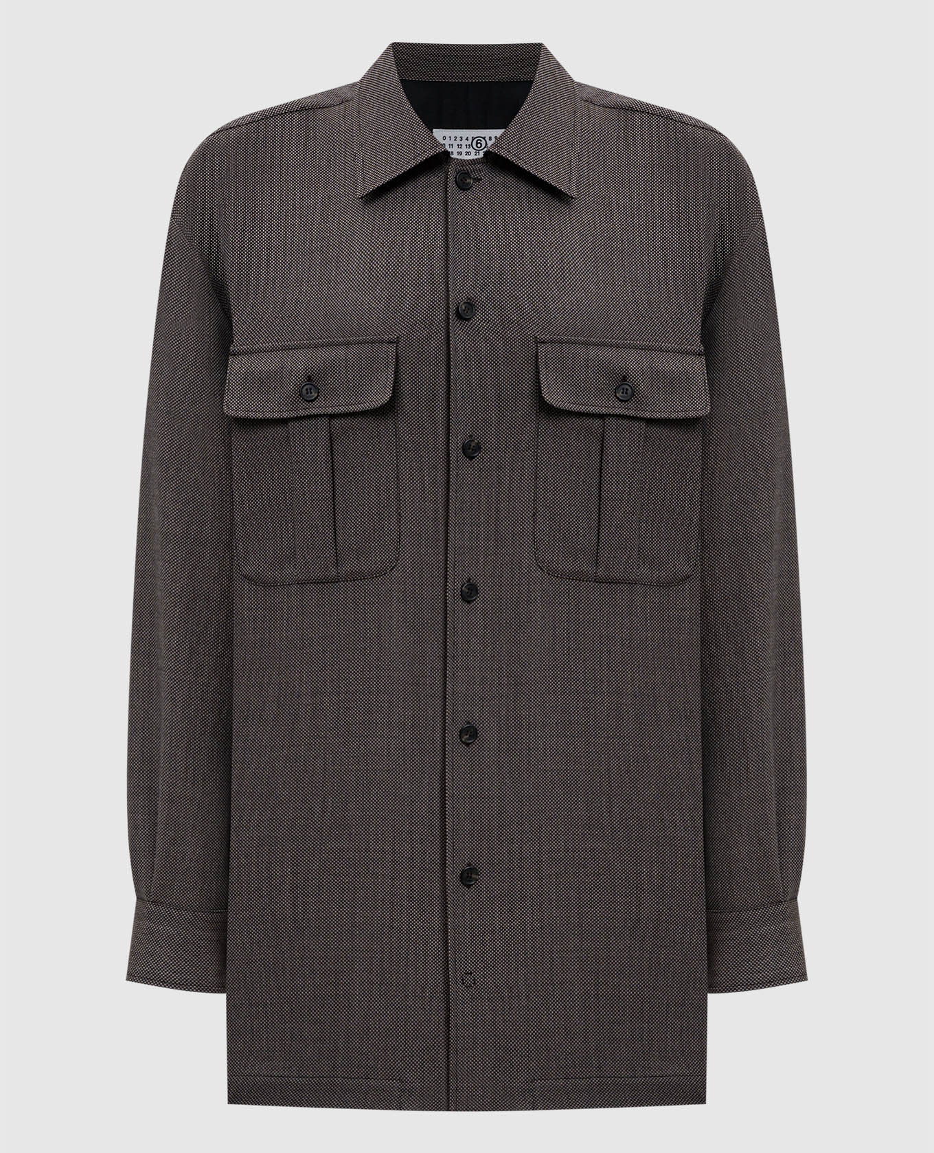 

Коричневое платье-рубашка мини, Коричневый, Повседневные платья