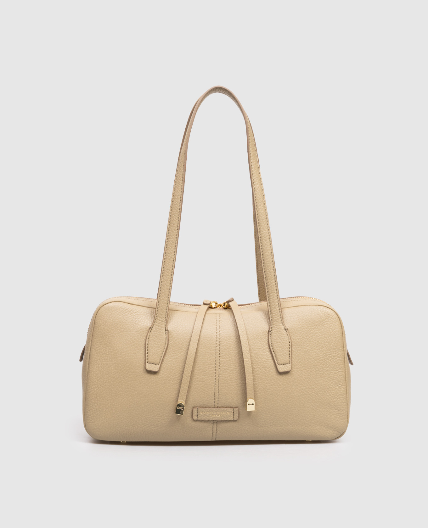 Зеленая кожаная сумка Aryna