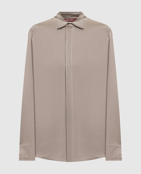 Max Mara Зелена блуза XERO із шовку MSTXERO