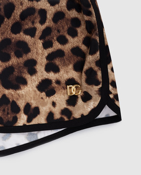 Dolce&Gabbana Дитячі коричневі шорти в принт L5J845ONO11812+