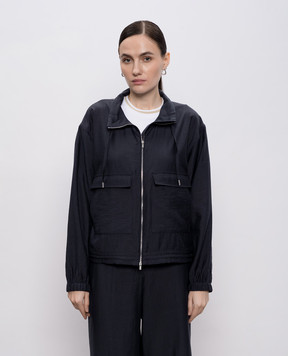 Peserico Синяя куртка с цепочкой мониль A2512901939