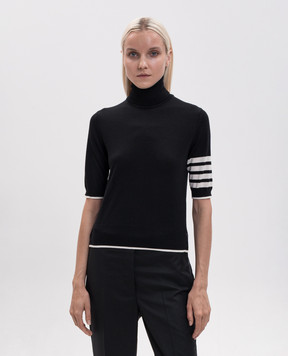 Thom Browne Черный топ из шерсти FKA434DY1014