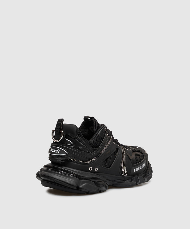 Balenciaga Черные кроссовки Track Zip 542023WTKZM изображение 3
