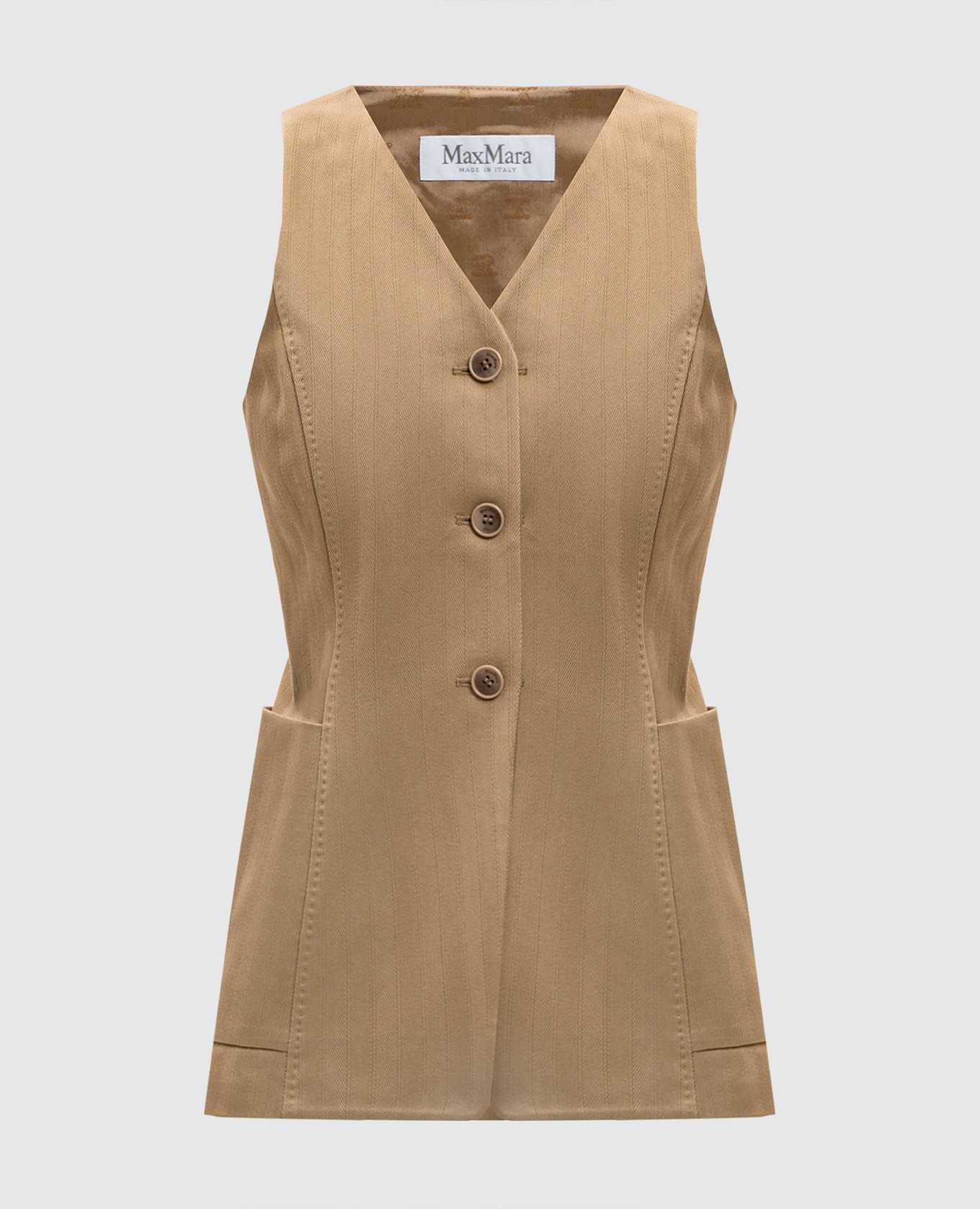 

Коричневый жилет FALLA, Костюмные