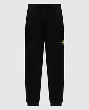 Stone Island Черные джоггеры с логотипом K2S153100009S0184