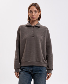 Magda Butrym Свитшот цвета хаки BLOUSE15128726