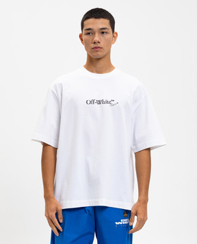 Off-White Біла футболка Scribble Arrow 44MAA120F5J00C
