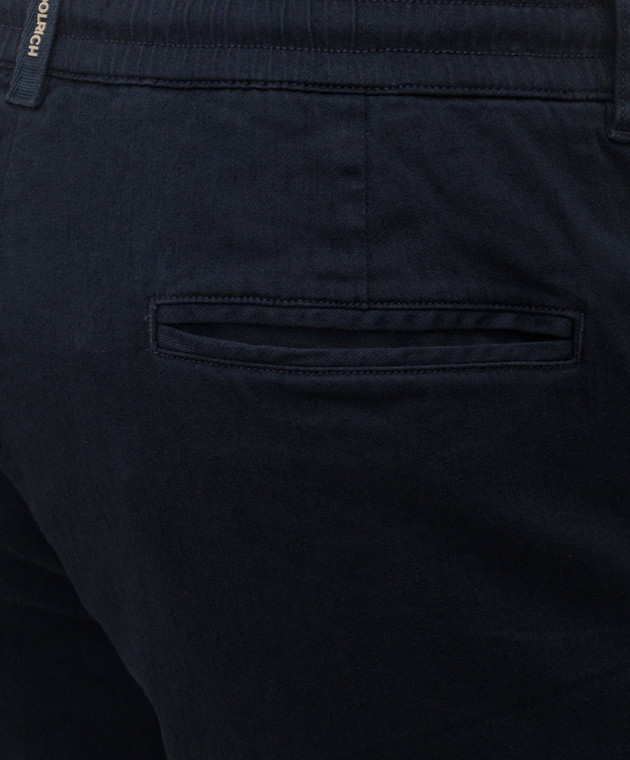 Woolrich Сині шорти з льоном CFWOSH2003MRUT5288 зображення 5