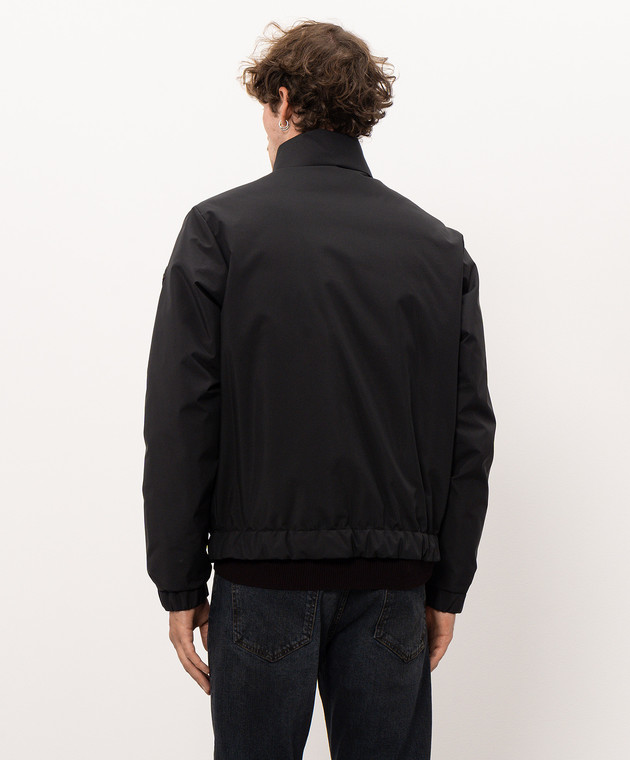 Moncler Черная пуховая куртка Luserna L20911A00115597IF изображение 4