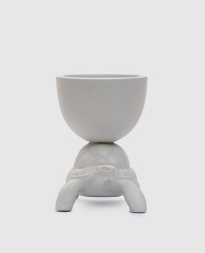 Qeeboo Керамічний горщик для рослин Turtle Carry XS 36016PLGY