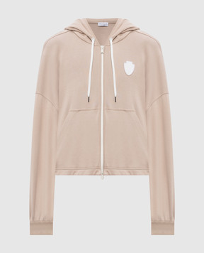 Brunello Cucinelli Бежевая спортивная куртка MG927VT406