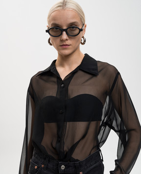 Kuboraum Чорні сонцезахисні окуляри P6 KRS0P6BMH000002Y