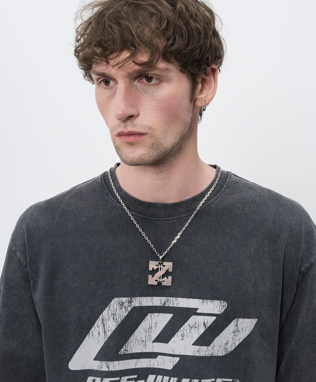 Off-White цепочка с подвеской Dollar Arrow OMOB16CS26MET001 изображение 2