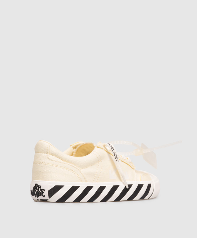 Off-White Желтые кроссовки Vulcanized Undercut OWIA28QS26FAB001 изображение 3