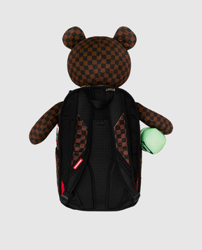 Sprayground Детский коричневый рюкзак BEARPACK GLOBAL MOGUL 910B8499NSZ