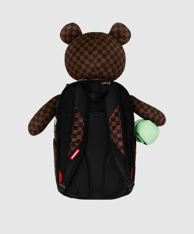 Sprayground Дитячий коричневий рюкзак BEARPACK GLOBAL MOGUL 910B8499NSZ зображення 3