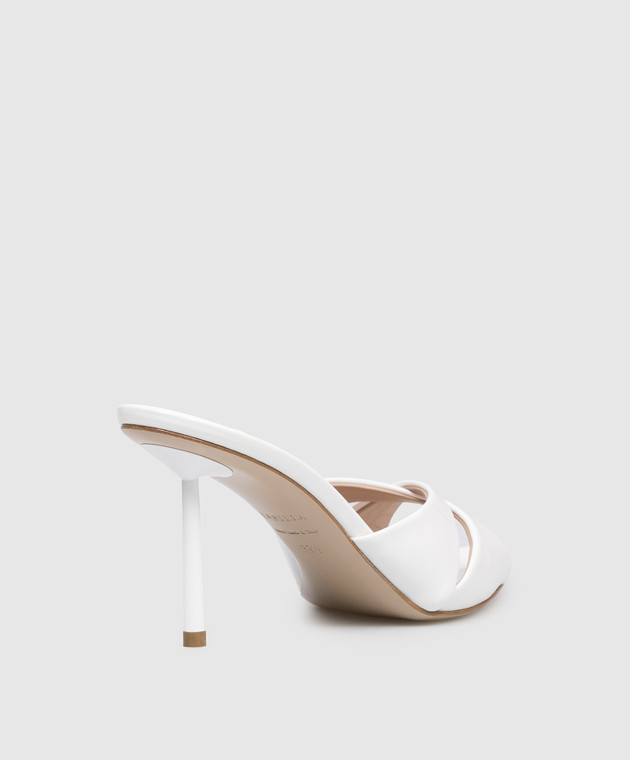Le Silla Белые лакированные мюли SHIRLEY 6621F080BXPPGSL изображение 3
