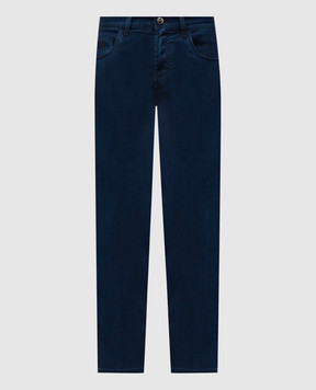 Scissor Scriptor Синие джинсы Costantino с вышивкой эмблемы COSTANTINOT2252732