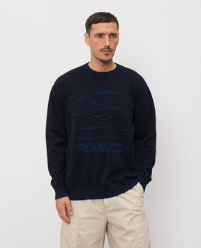 Iceberg Синий джемпер с узором A0067604