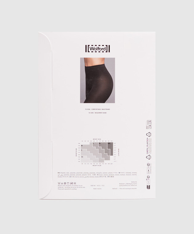 Wolford Синие колготки Opaque 70 den 18535 изображение 2