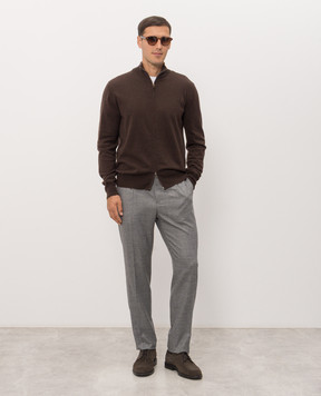 Cashmere&Whiskey Коричневий кардиган з кашеміру MU867A1312525R