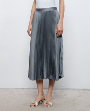 Jil Sander Сіра спідниця-плісе J04MA0104J70096