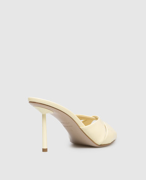 Le Silla Желтые лакированные мюли SHIRLEY 6621F080BXPPGSM