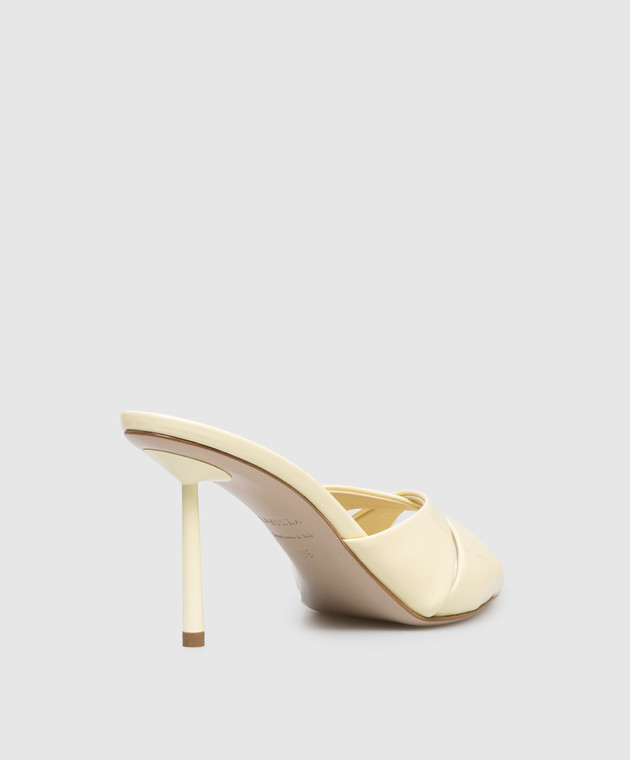 Le Silla Желтые лакированные мюли SHIRLEY 6621F080BXPPGSM изображение 3