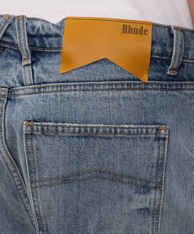Rhude Блакитні джинси 90s RHFW26DP03012 зображення 5