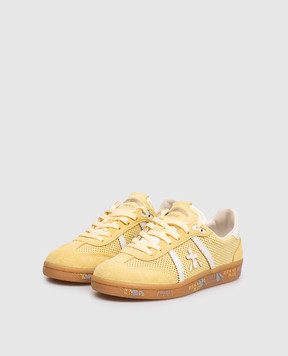 Premiata Жовті замшеві кросівки Bonnied BONNIED8035
