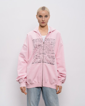 Vetements Рожева спортивна куртка Fuj everything ME76ZU209PX