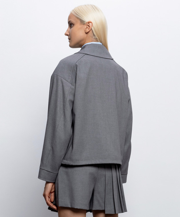 Twinset Серая куртка 262LI2WAA изображение 4