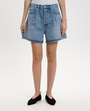 AGOLDE Блакитні джинсові шорти Raft A92401141