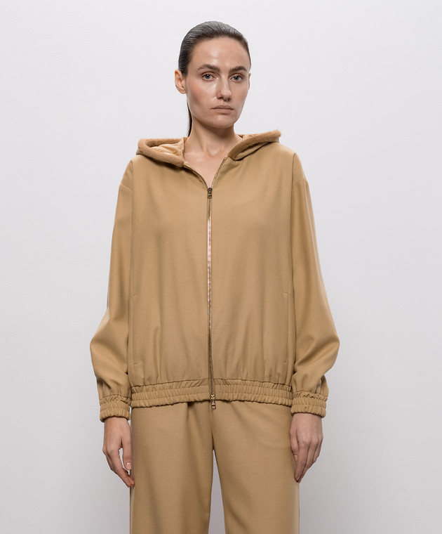 Herno Бежевая спортивная куртка из шерсти GT000005D33478 изображение 3