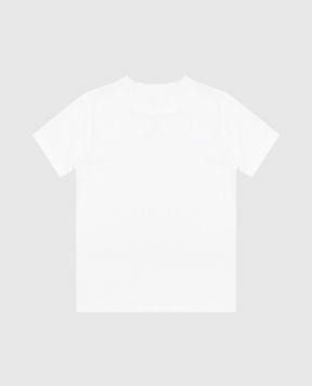 Stefano Ricci Детская футболка с вышивкой логотипа YNH6101510803