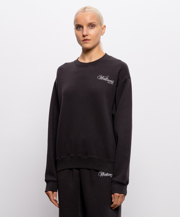 Sporty & Rich Коричневий утеплений світшот Soho ST098711083BR29 зображення 3