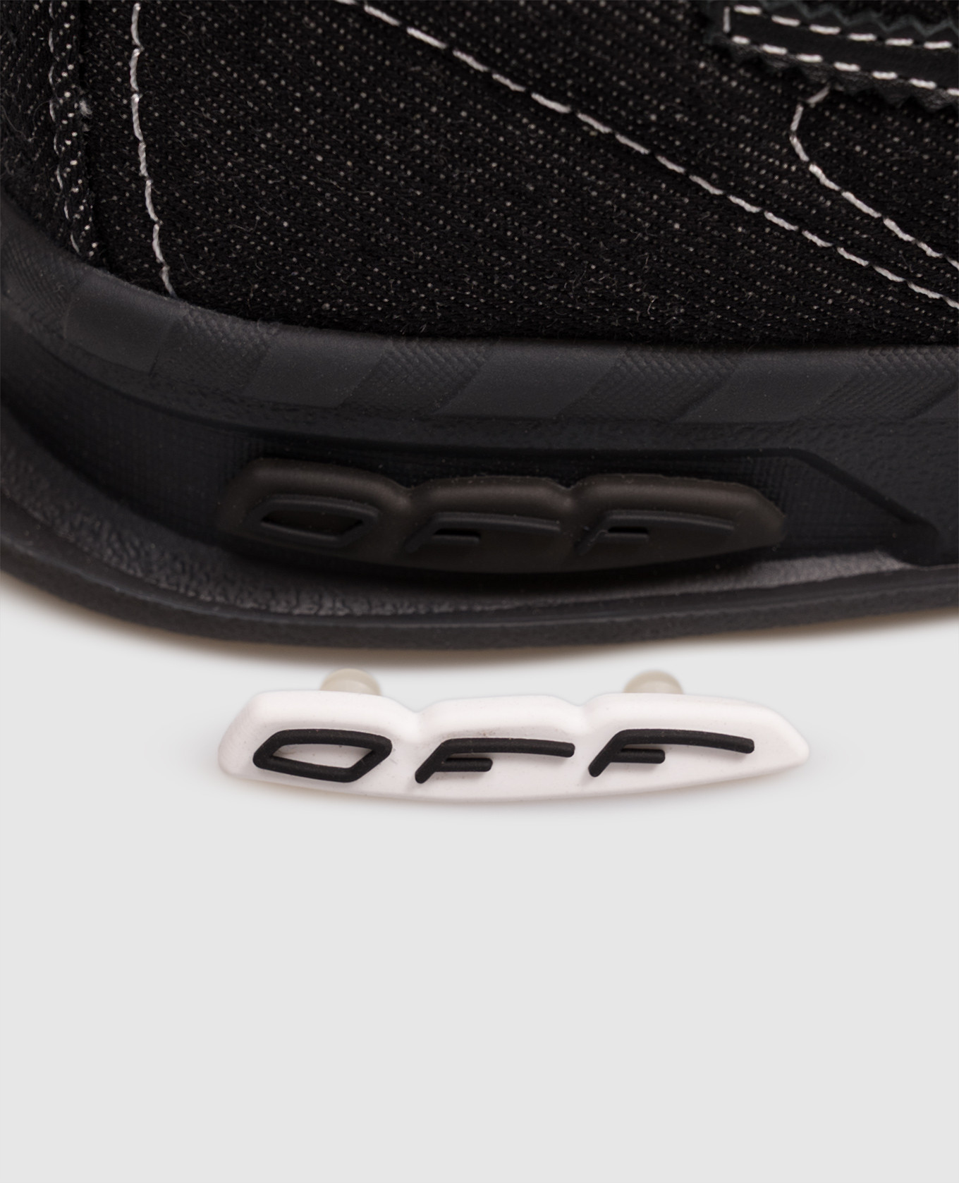 Off-White Черные кроссовки End Of Play OWIA28NZ26DEN001 изображение 6
