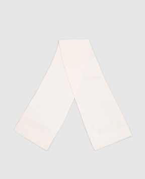 Allude Шарф з кашеміру кольору айворі 26511247