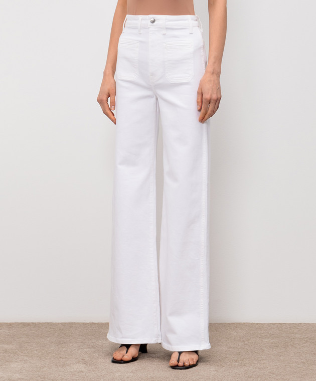 Khaite Білі джинси кльош 1185902100 зображення 3