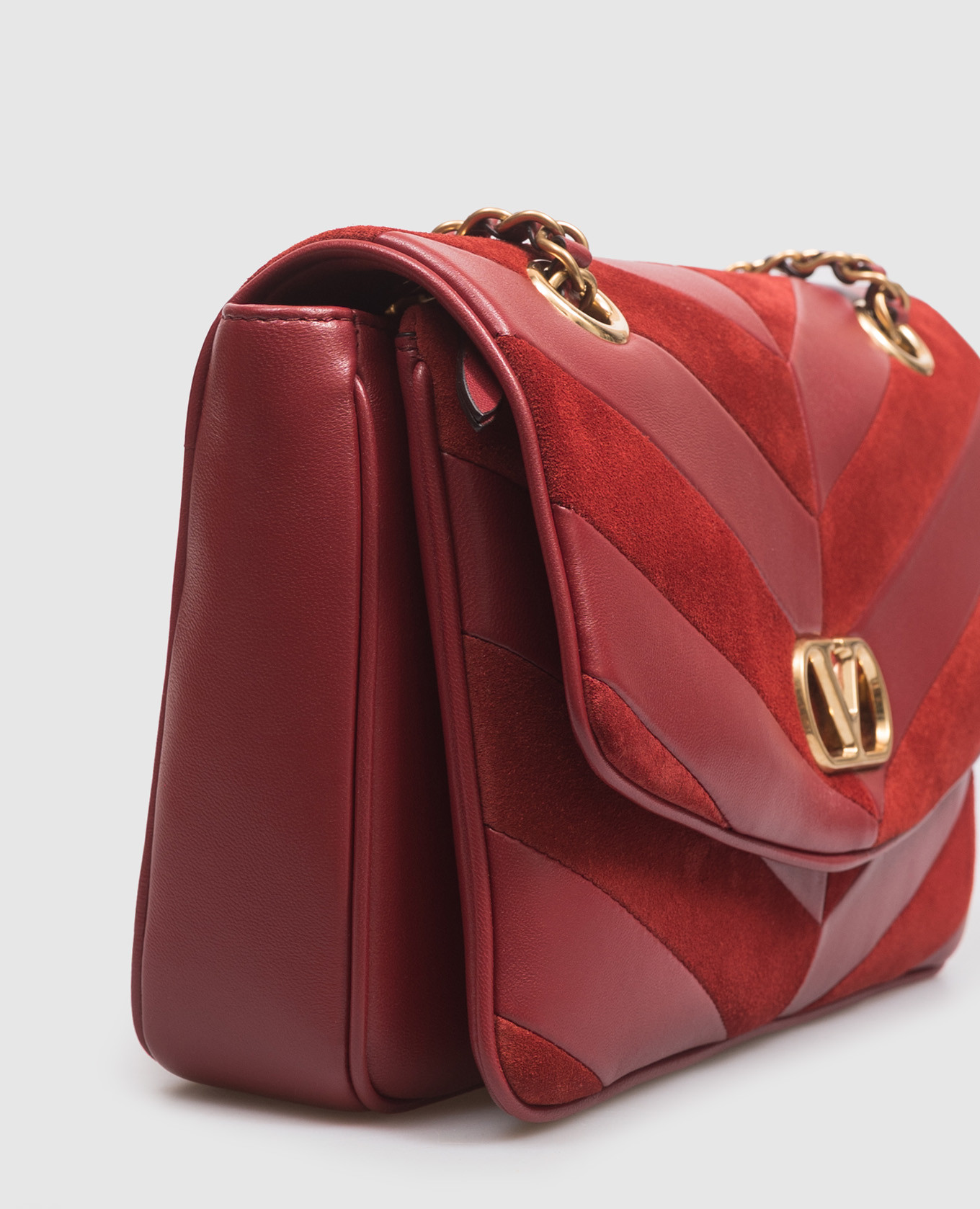 Valentino Червона шкіряна сумка Djuna 9W2B0T55TIE зображення 6
