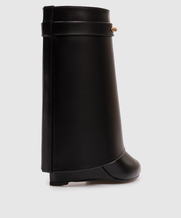 Givenchy Чорні шкіряні чоботи Shark Pinch BE605LE1J7 зображення 3