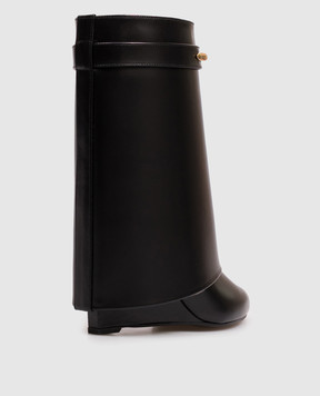 Givenchy Чорні шкіряні чоботи Shark Pinch BE605LE1J7