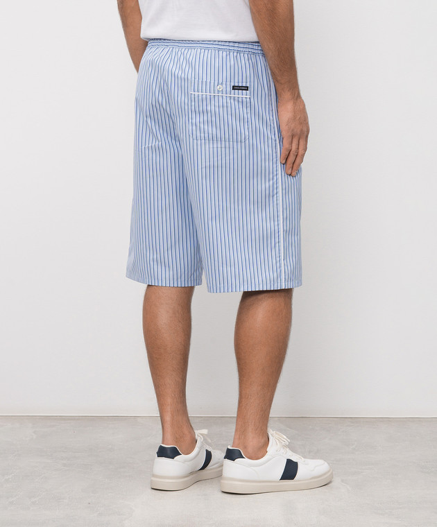Dolce&Gabbana Голубые шорты в полоску GV5MATFR513 изображение 3