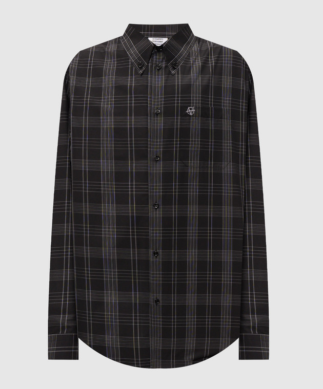 Vetements Чорна сорочка в клітинку MH27SH059BCm