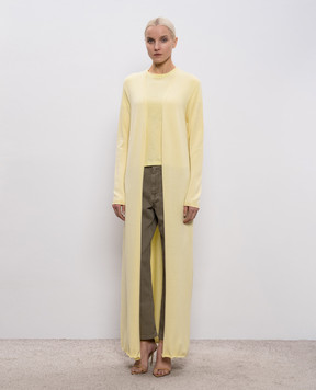 Tom Ford Желтый удлиненный кардиган CAK383YAX994