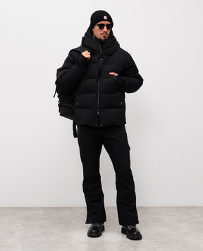 Moncler Grenoble Черные горнолыжные брюки с логотипом K20972G0000753066