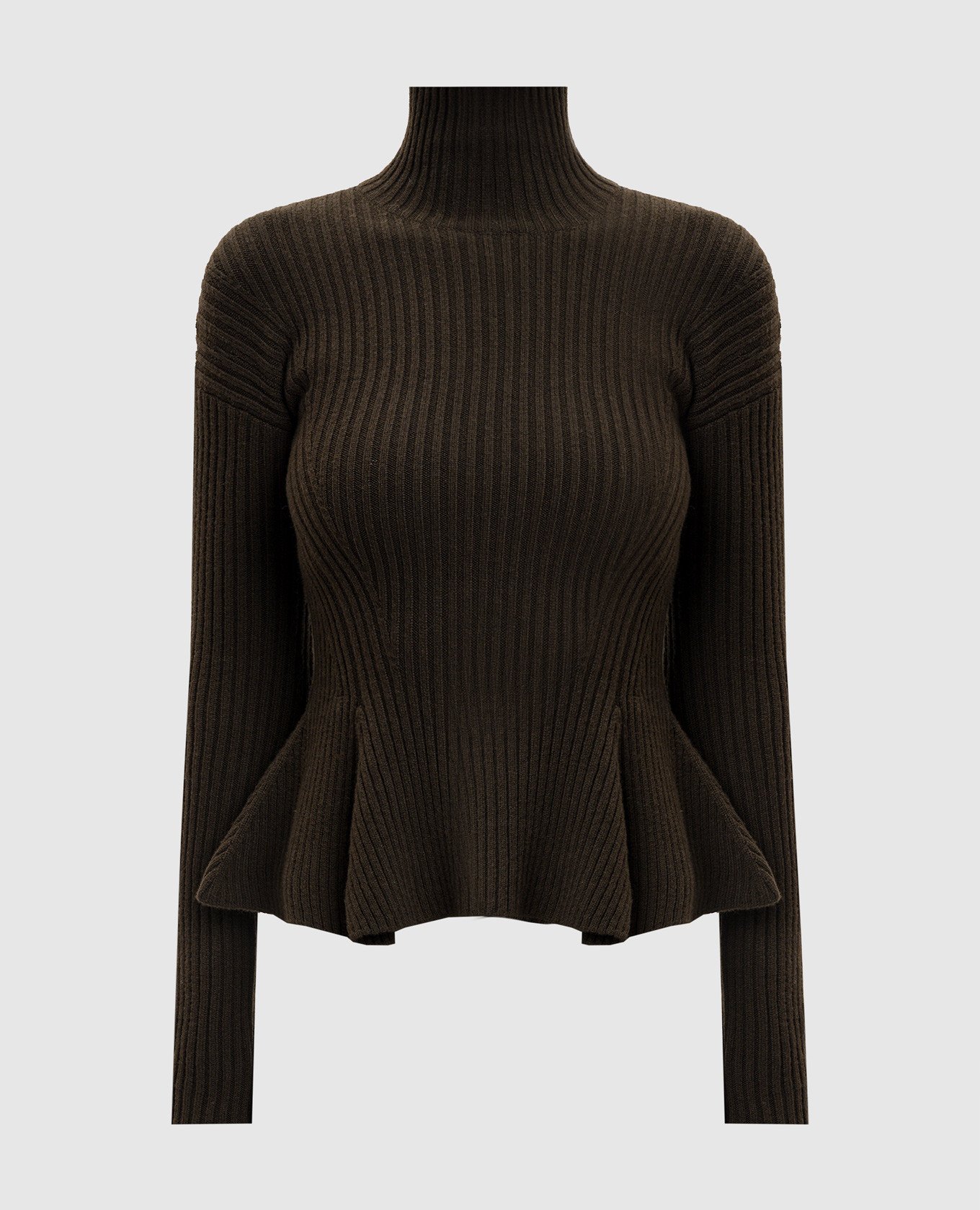 Bolsena Khaki Wool and Cashmere Golf Max Mara