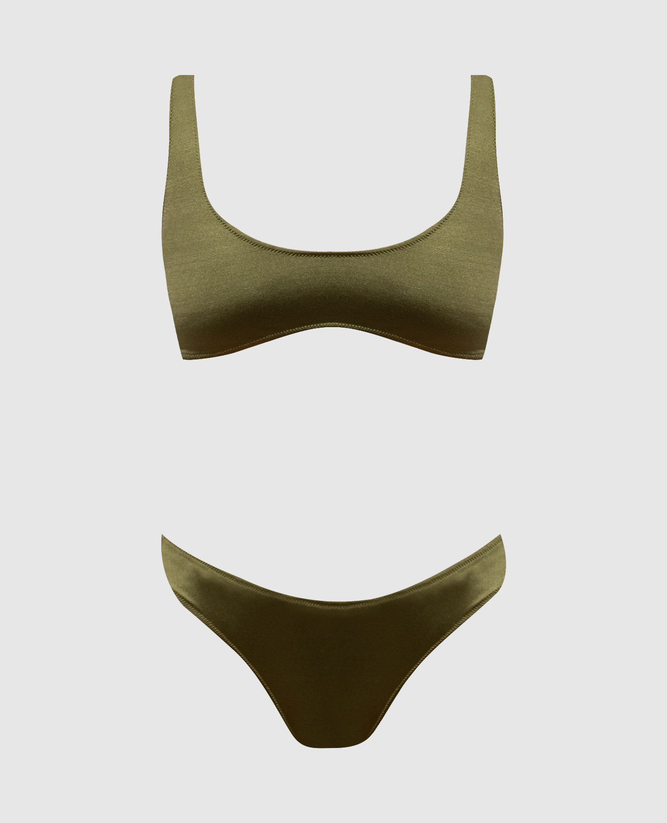 Купальник цвета хаки