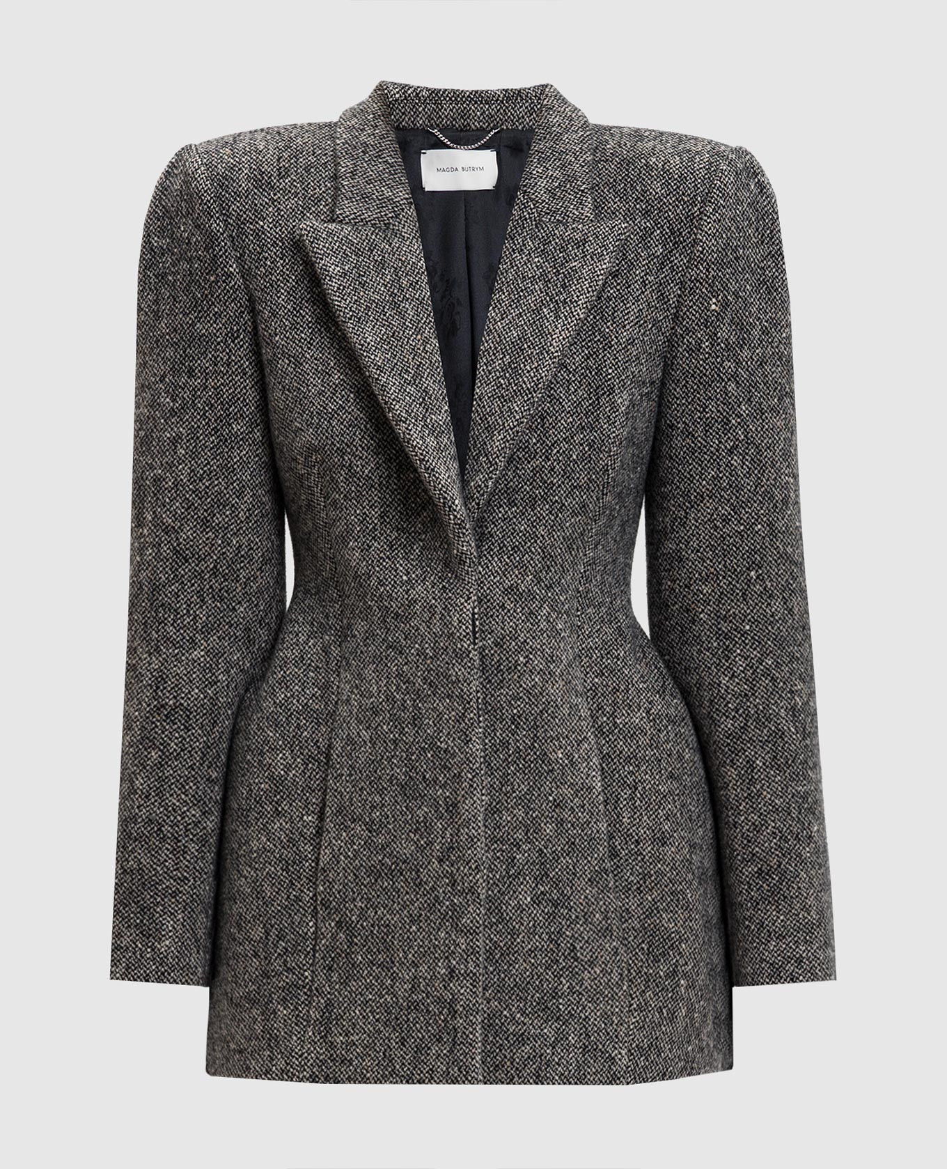 

Черный жакет с шерстью и кашемиром, Жакеты